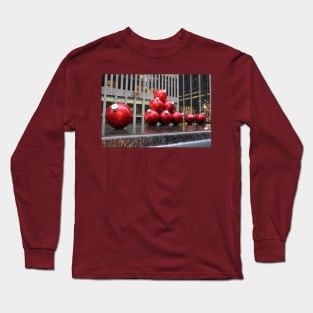 NYC Christmas Ball Ornaments Long Sleeve T-Shirt